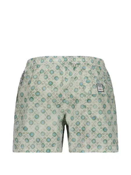 Slip de baie Fedeli cu model floral cu imagine cu cordon