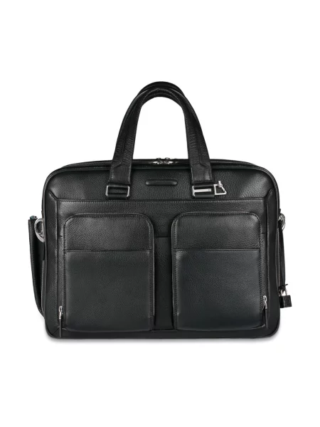 Torba na laptopa Piquadro czarna