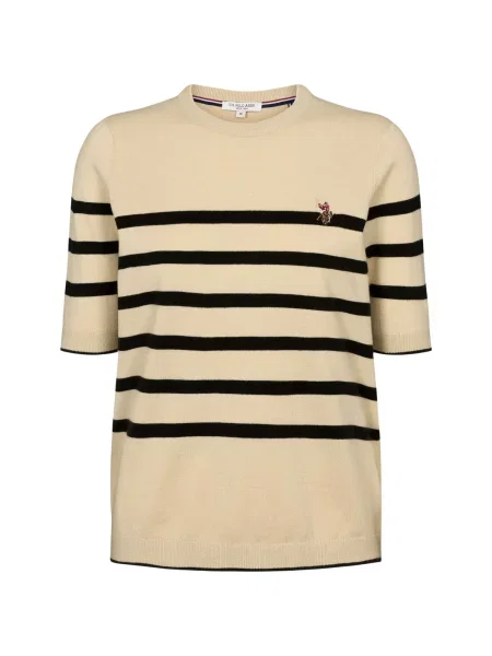 U.S. POLO ASSN. Svetr Maiken Short světle žlutá