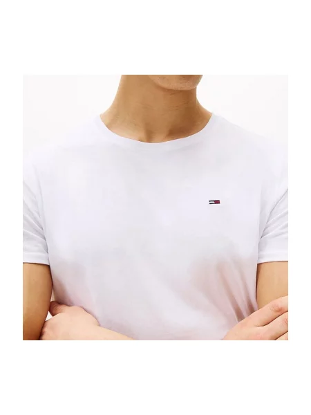 Textil Tommy Jeans Xslim Jersey bílé