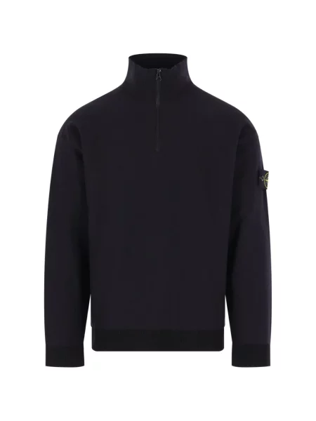 Pulover Stone Island cu strasuri albastru