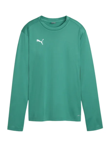 PUMA Sportovní mikina zelená / stříbrná bílá