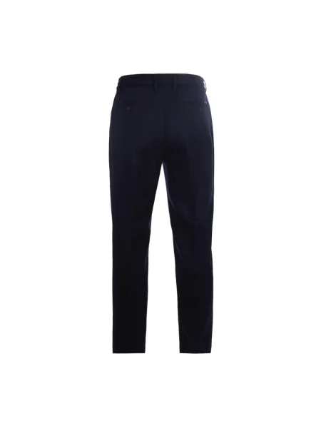 Spodnie Emporio Armani wełniane niebieskie
