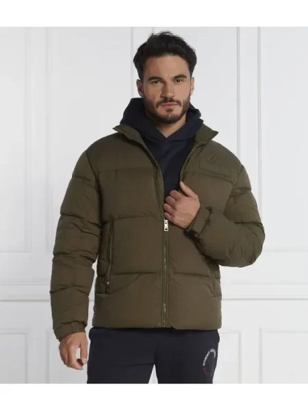 Tommy Hilfiger De puf geacă NEW YORK GMD DOWN PUFFER | Oversize fit verde