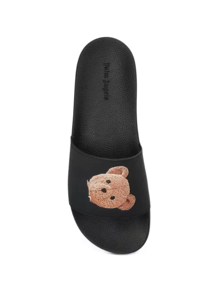 Papuci Palm Angels cu autograf negru