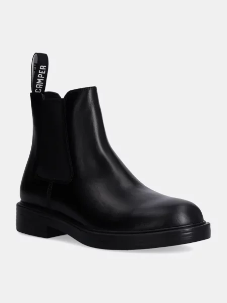 Camper ghete chelsea de piele Dean barbati negru