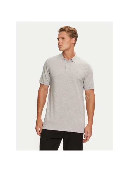 Polo majica Marc O'Polo siva