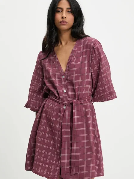 Answear.LAB sukienka bordowa