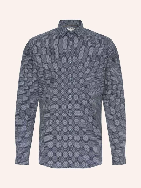 Olymp Koszula Level Five Body Fit blau khaki