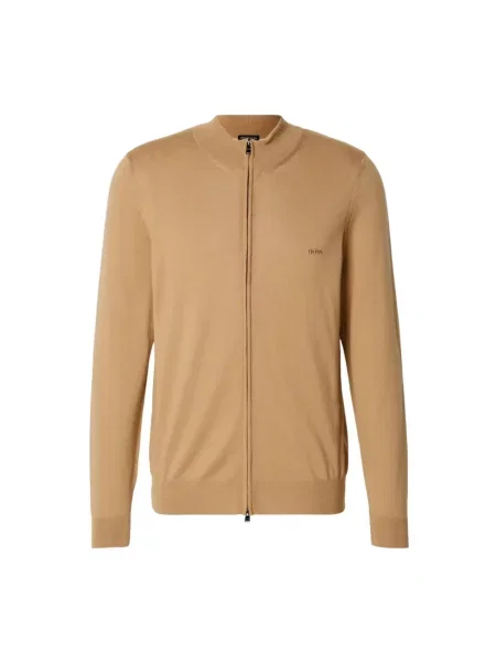 Kardigan Hugo wełniany beżowy