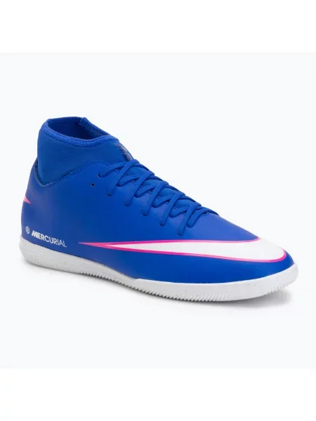 Încălțăminte de fotbal pentru bărbați Nike Mercurial Superfly 10 Club IC racer blue/white alb