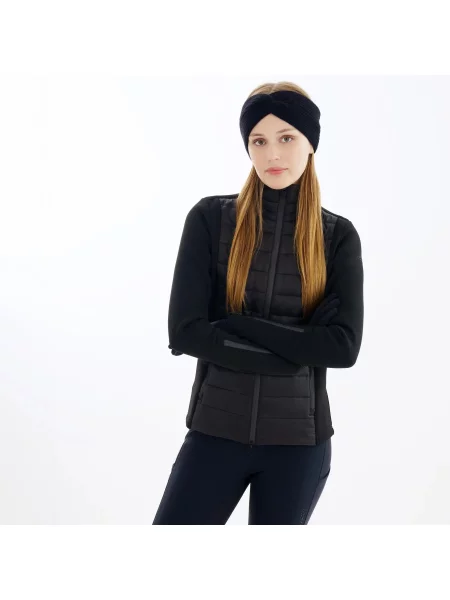 Kurtka jeździecka zapinana na Euro-Star Agata czarna