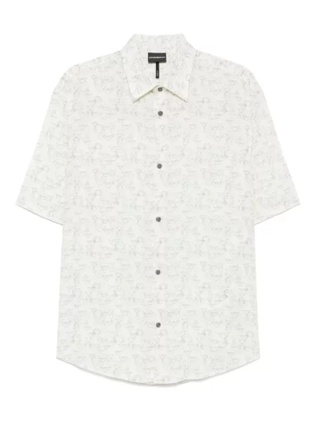 Cămașă Emporio Armani cu imagine