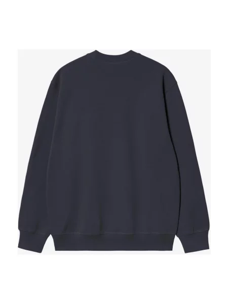 Bluza Carhartt Wip z logo niebieska