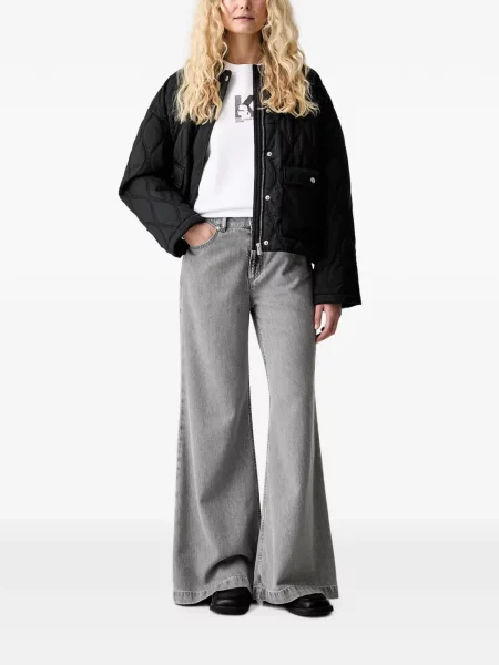 Ватиран дънково яке Karl Lagerfeld Jeans черно