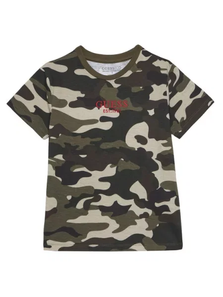 Guess T-shirt Regular Fit kaki