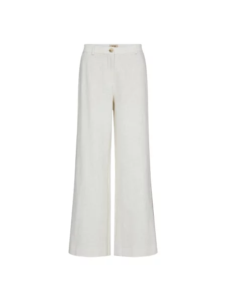 Talia spodnie Mos Mosh z wysoką talią beżowe