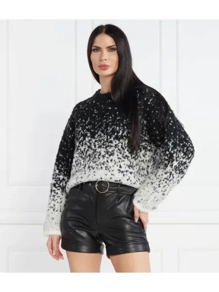 Silvian Heach Pulover cu adaos de lână negru