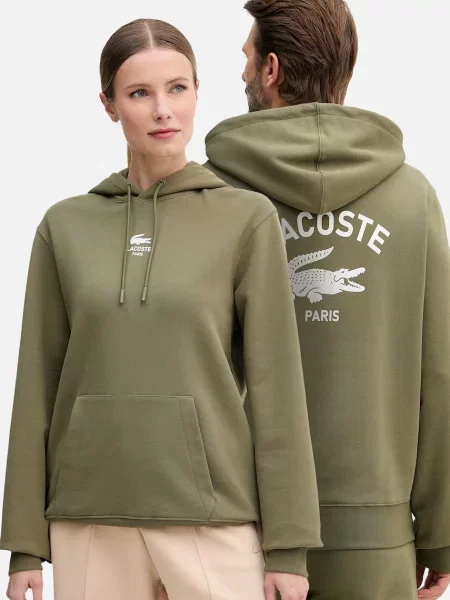 Lacoste hanorac cu glugă din verde