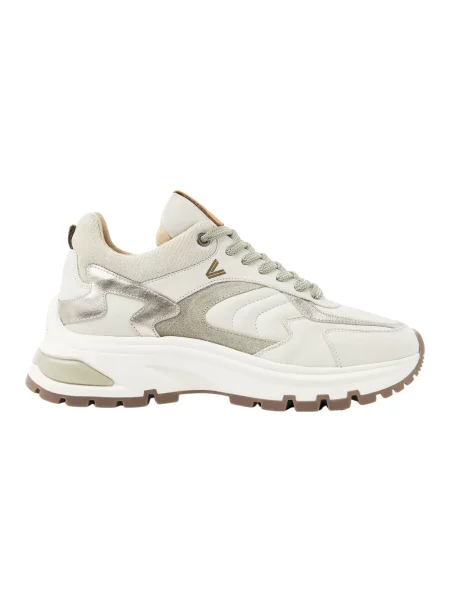 Sneakersy Via Vai skórzane beżowe