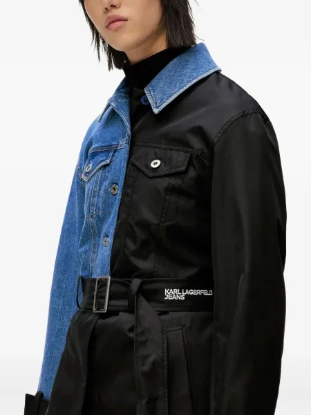 Trenci Karl Lagerfeld Jeans albastru
