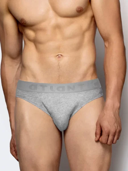 Hlačke Atlantic iz bambusa siva