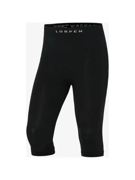 Legginsy pirackie damskie Lorpen Munia Capri M czarny