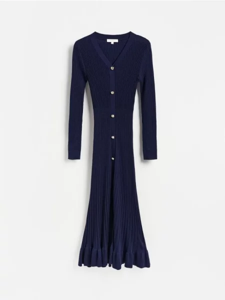 Reserved Rochie maxi cu conținut ridicat de bleumarin
