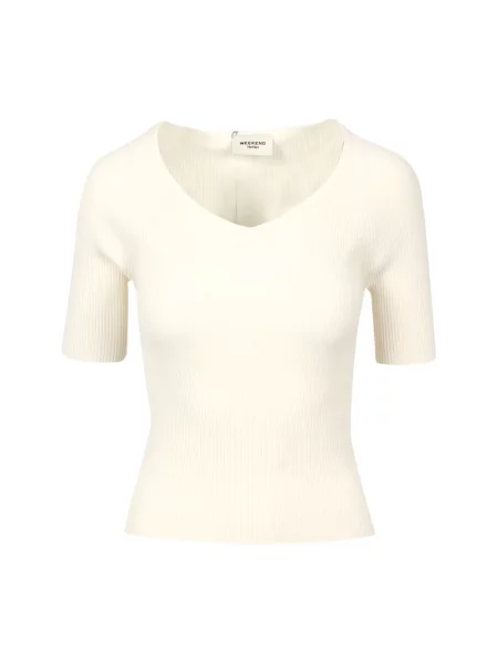 Sweter Weekend Max Mara biały