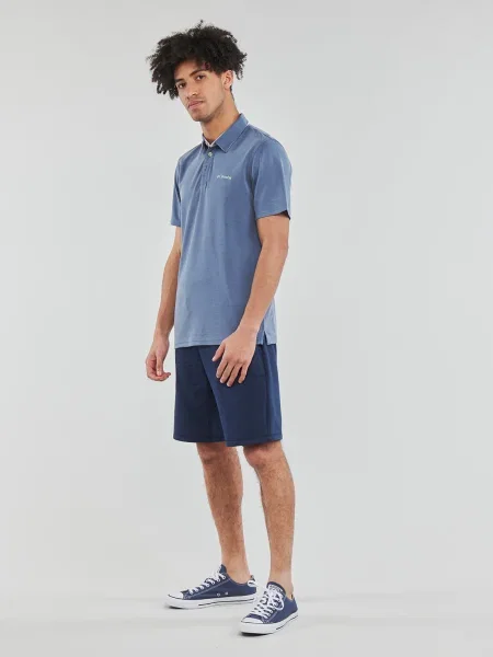 Férfi póló Columbia Nelson Point Polo dark mountain. Méret: S kék