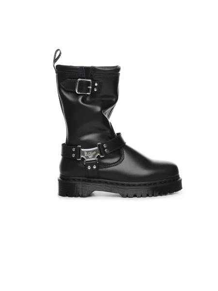 Kozaki Dr. Martens skórzane czarne