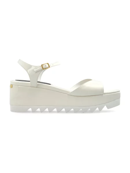 Lniany sweter z golfem Stella Mccartney biały