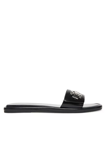 Pantofle Tory Burch černé