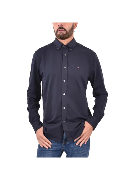 Tommy Hilfiger Košile Performance Regular Fit tmavě modrá