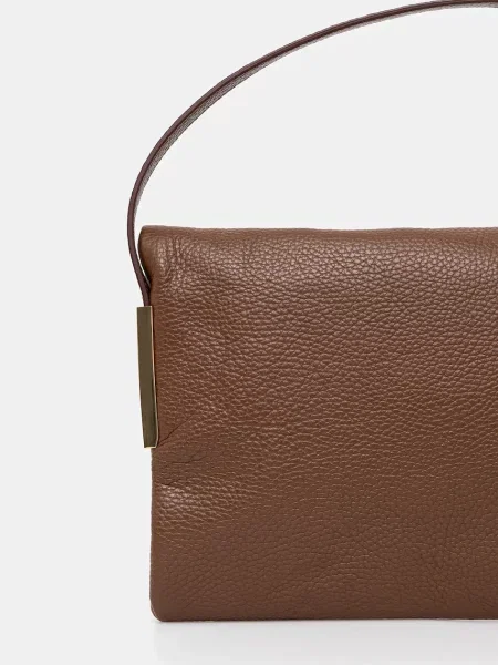 Geanta de piele Elisabetta Franchi din piele maro