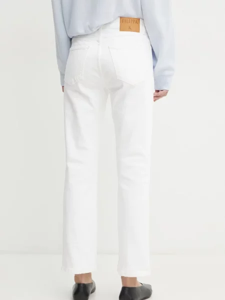 Džíny Filippa K high waist béžové