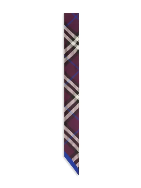 Šilkinis pledas šalikas Burberry violetinė