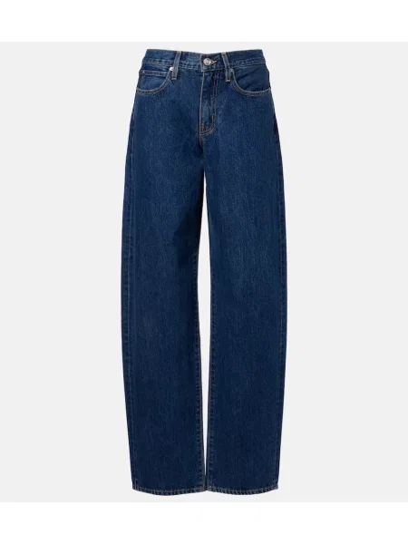 Blugi Slvrlake cu talie joasă lungi albastru