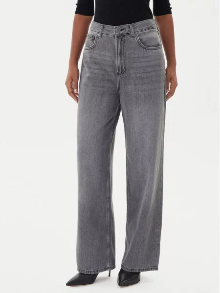 Liu Jo Jeansy Baggy Fit szary