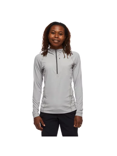 Bluza z kapturem Black Diamond Alpenglow Pro czarna