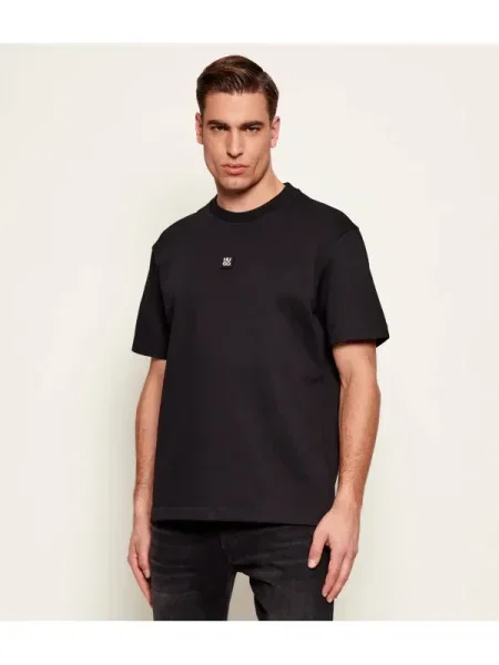 HUGO Tricou Dilanso negru