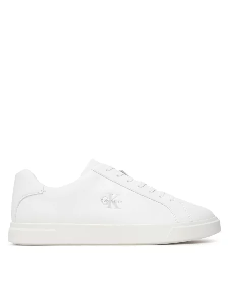 Sneakersy Calvin Klein Low Prof Cupsole Lth biela