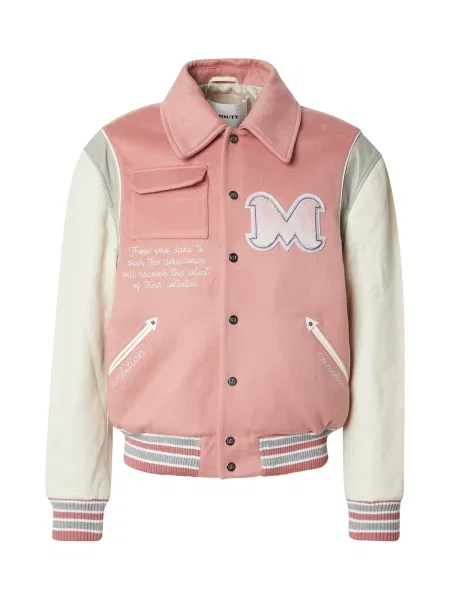 MOUTY Prehodna jakna ecru roza / rosé siva