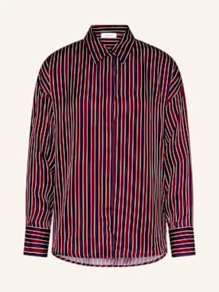 Darling Harbour Koszula Z Satyny blau granatowa