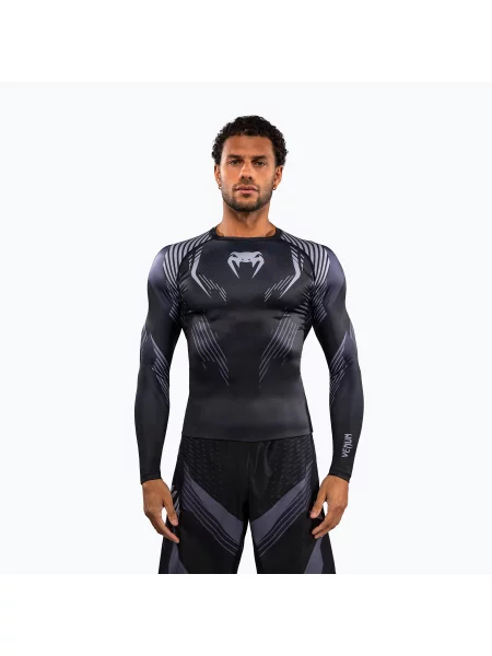 Tricou cu mânecă lungă Venum cu mâneci lungi negru
