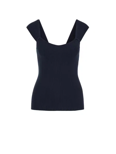 Top We Fashion modrý