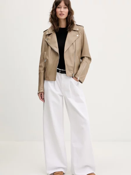 Шкіряна куртка HUGO Lujana