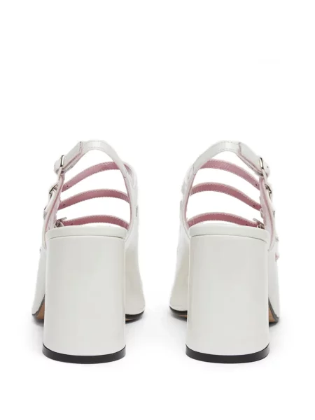 Pantofi cu toc Carel Paris din piele alb