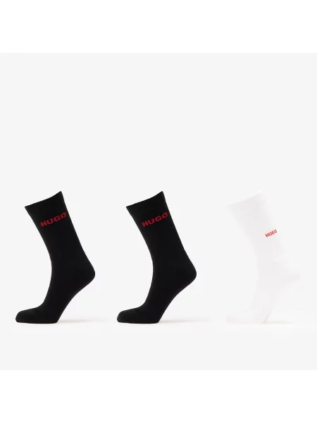 Чорапи Hugo Boss бродирани черно