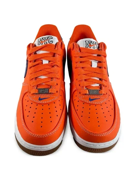 Pantaloni Nike alergare din material terry portocaliu